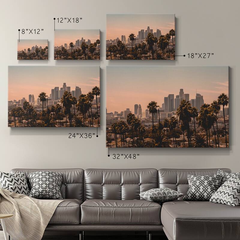 Downtown Los Angeles Premium Gallery Wrapped Canvas - Ready to Hang