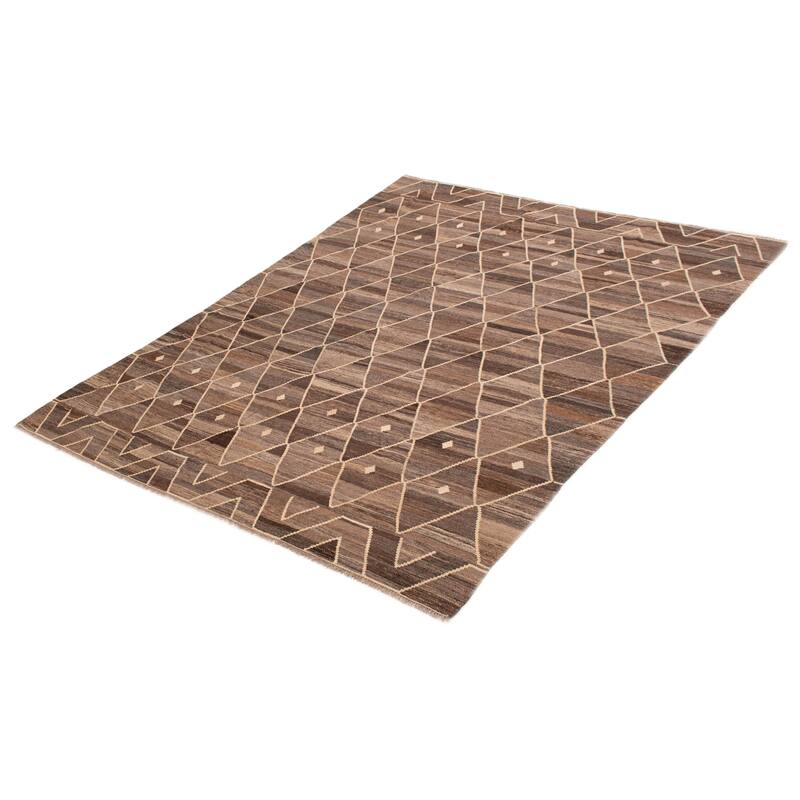 Sivas Brown Kilim 8'11" x 11'3" - 8'11 x 11'3