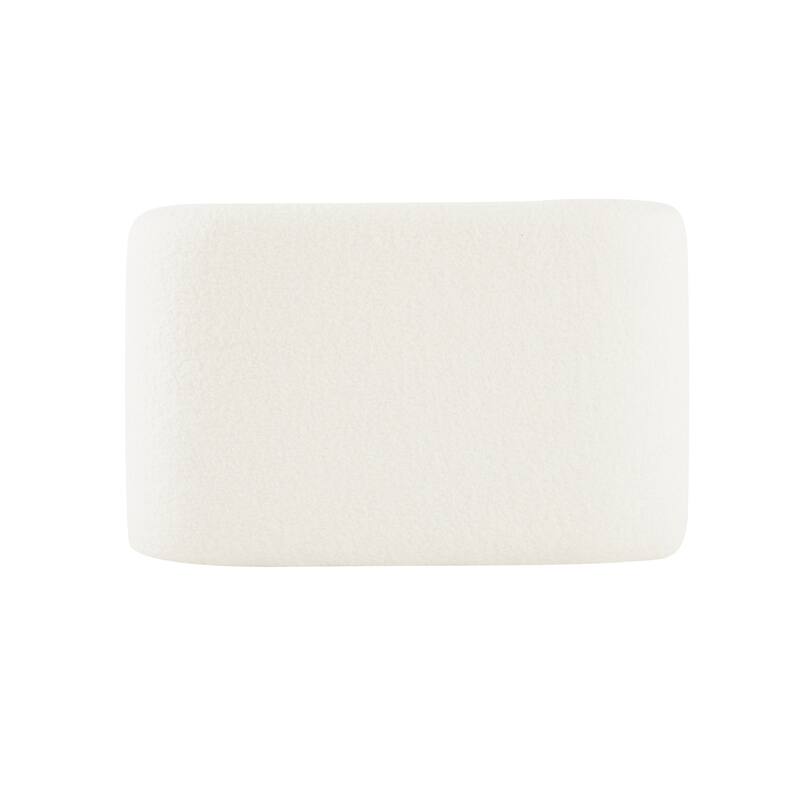 Unique Inverted U-shaped Counter Chairs Boucle Bar Stool Set of 2