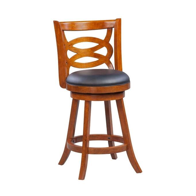 Seina Swivel Stool - Walnut - Counter Height