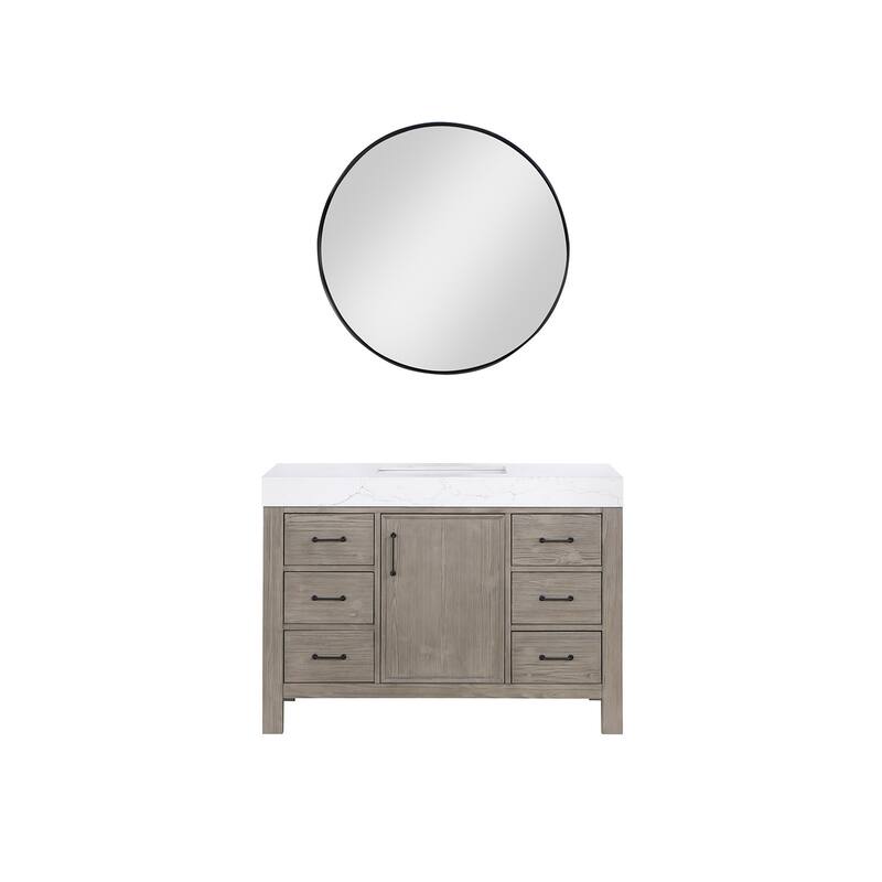 Miseno MV-703848 León 48" Free Standing Single Basin Vanity Set with