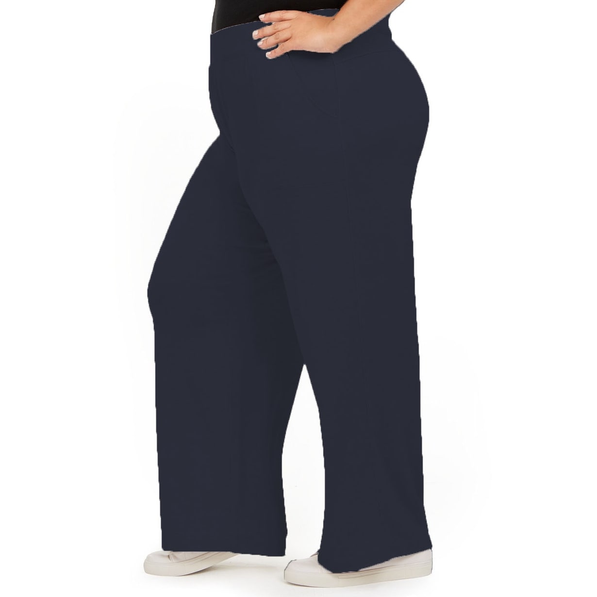 wide leg joggers plus size