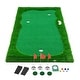 preview thumbnail 18 of 16, Golf Putting Green, Large Professional Golf Training Mat, Artificial Grass Turf,Golf Turf Mat with 3 Flags