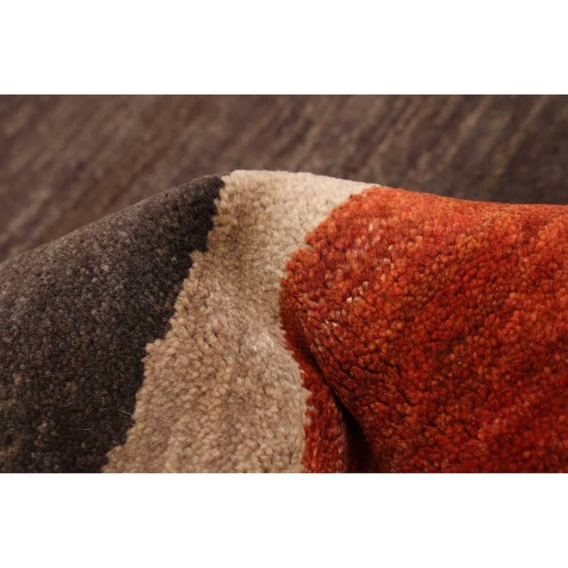 ECARPETGALLERY Hand-knotted Peshawar Ziegler Light Khaki Wool Rug - 5'1 x 6'10