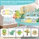 preview thumbnail 28 of 30, Costway 5-in-1 Baby Activity Center with Rotating Seat Removable Toys - See Details