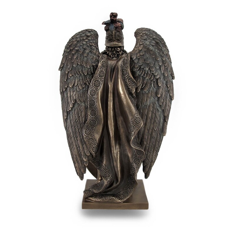 Take Up The Shield Of Faith Warrior Angel Statue Bible Verse Overstock 18437796 Whatever one's view on large statues of jesus, worshiping or the bible does not give us permission to worship god through graven images, even under the new covenant. take up the shield of faith warrior angel statue bible verse