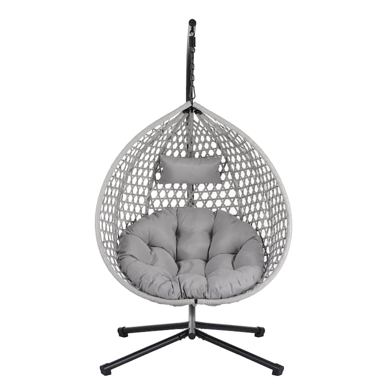 Roomfitters Versatile Hanging Egg Chair for Indoor and Outdoor Use