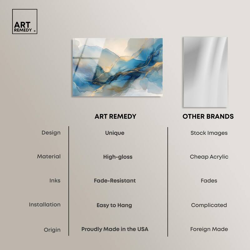 Postmodern Flow II Acrylic by Art Remedy, Ready to Hang