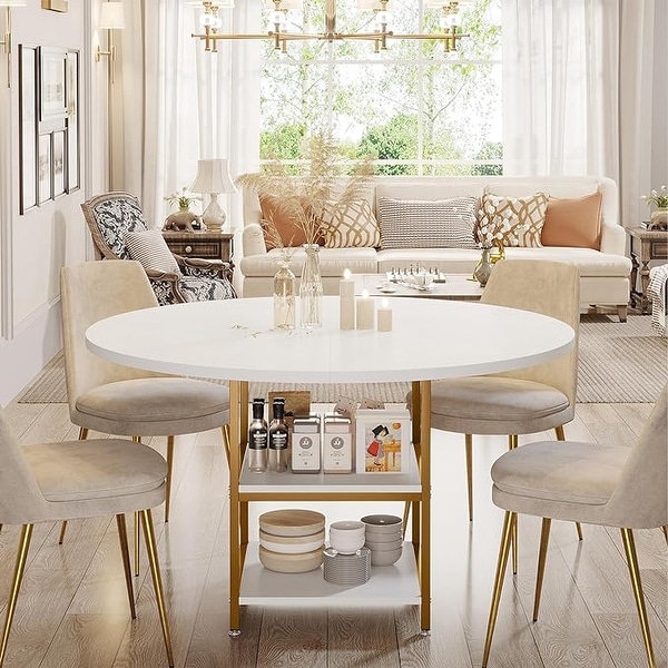 Calerton round outlet dining table