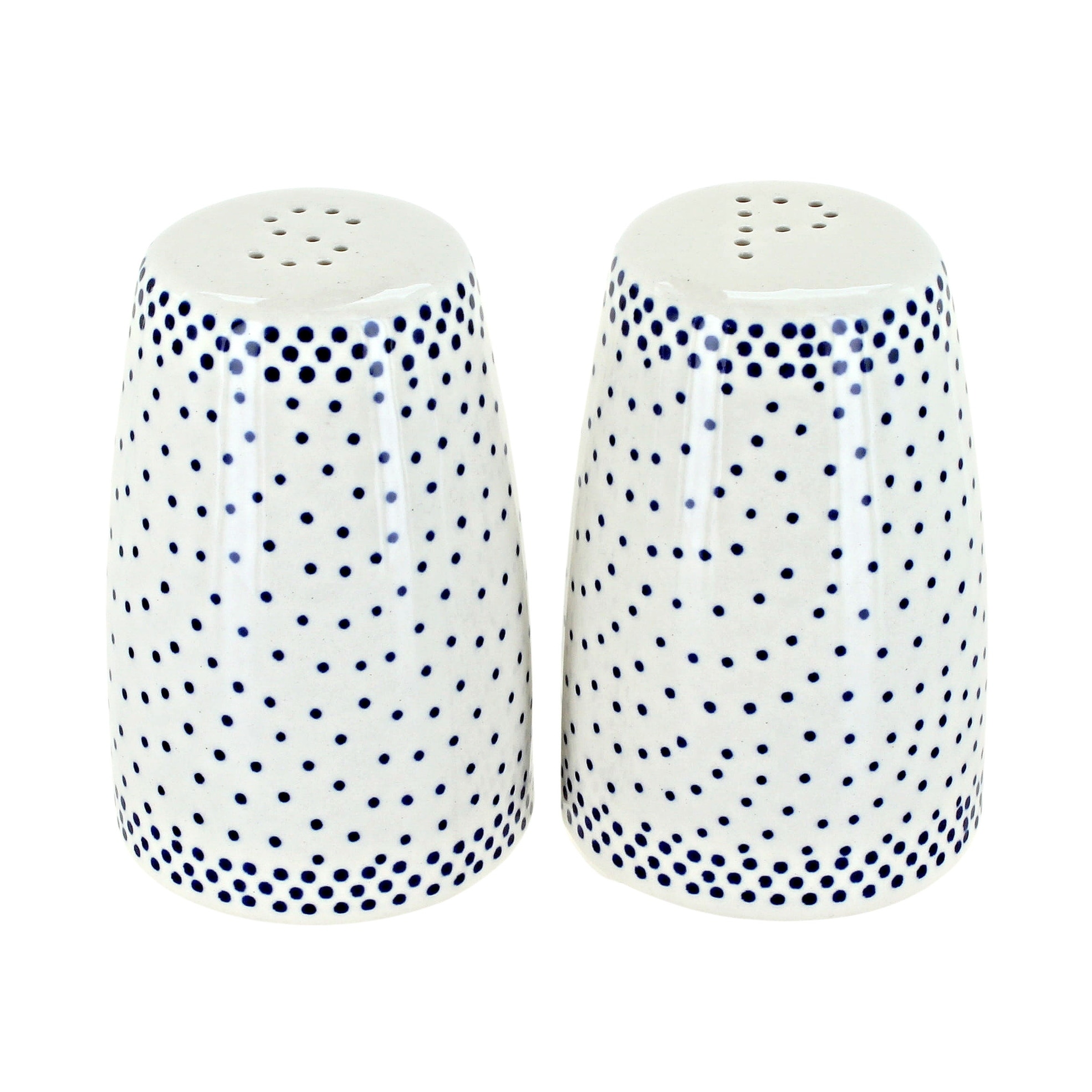 Blue Rose Polish Pottery S086 Manufaktura Salt and Pepper Shakers