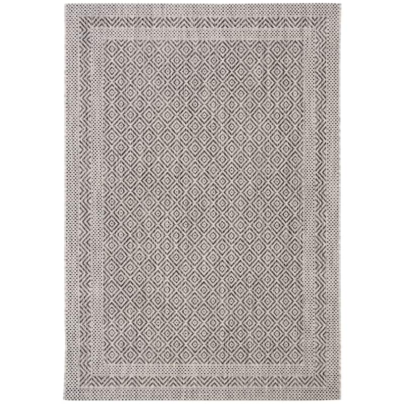 SAFAVIEH Courtyard Shari Indoor/ Outdoor Waterproof Patio Backyard Rug
