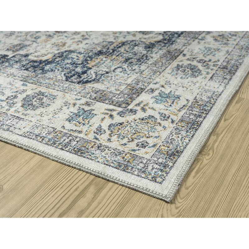 Legacy Alexandria Traditional Bordered Washable Area Rug