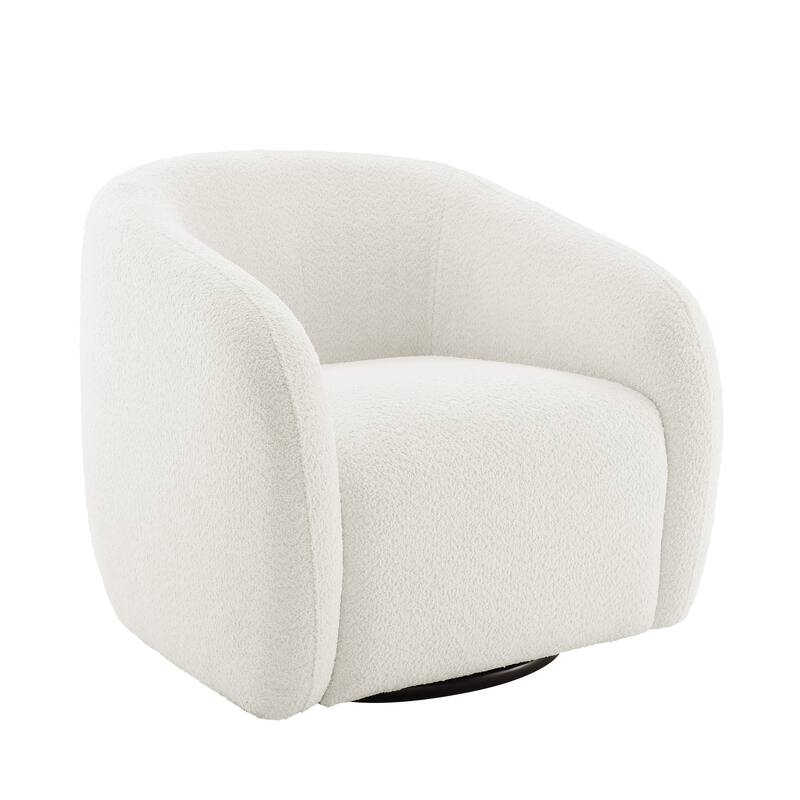 Kiptin 31.7"W 360 Degree Swivel Barrel Accent Chair (Set of 2)