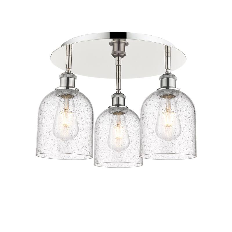 Innovations Lighting 516-3C-11-18 Bella Flush Bella 3 Light 18" Wide