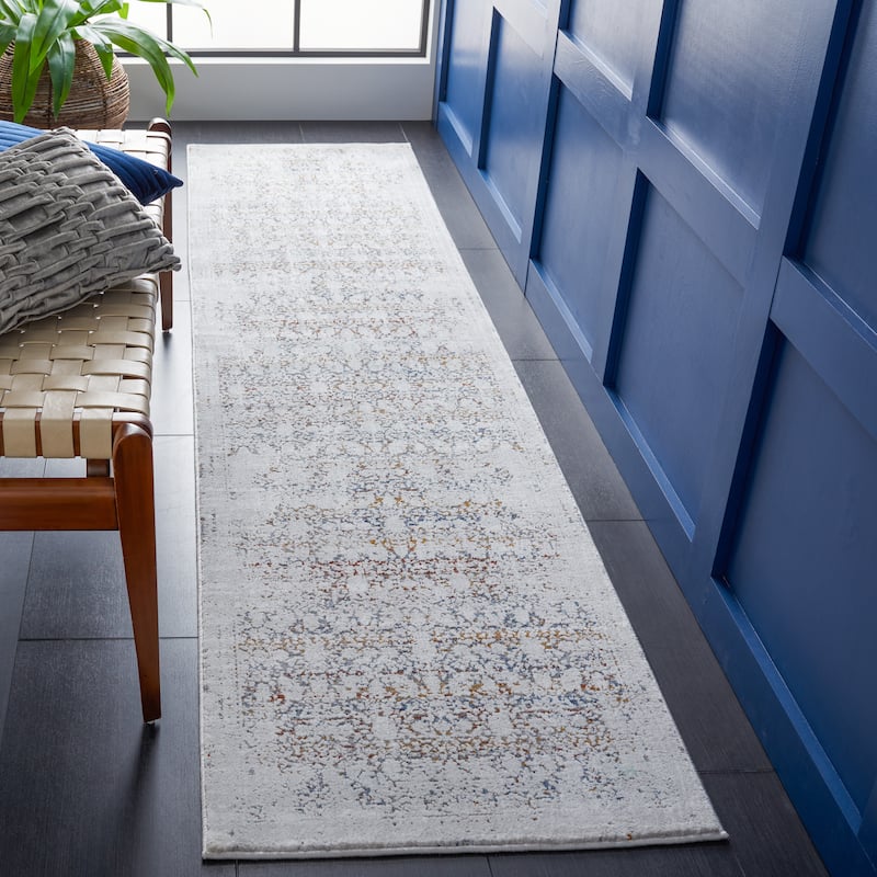 SAFAVIEH Craft Marrit Modern Rug - 2'2" x 9' Runner - Grey/Gold