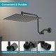 preview thumbnail 15 of 16, YASINU 12" Rain ShowerHead with Adjustable Extension Arm