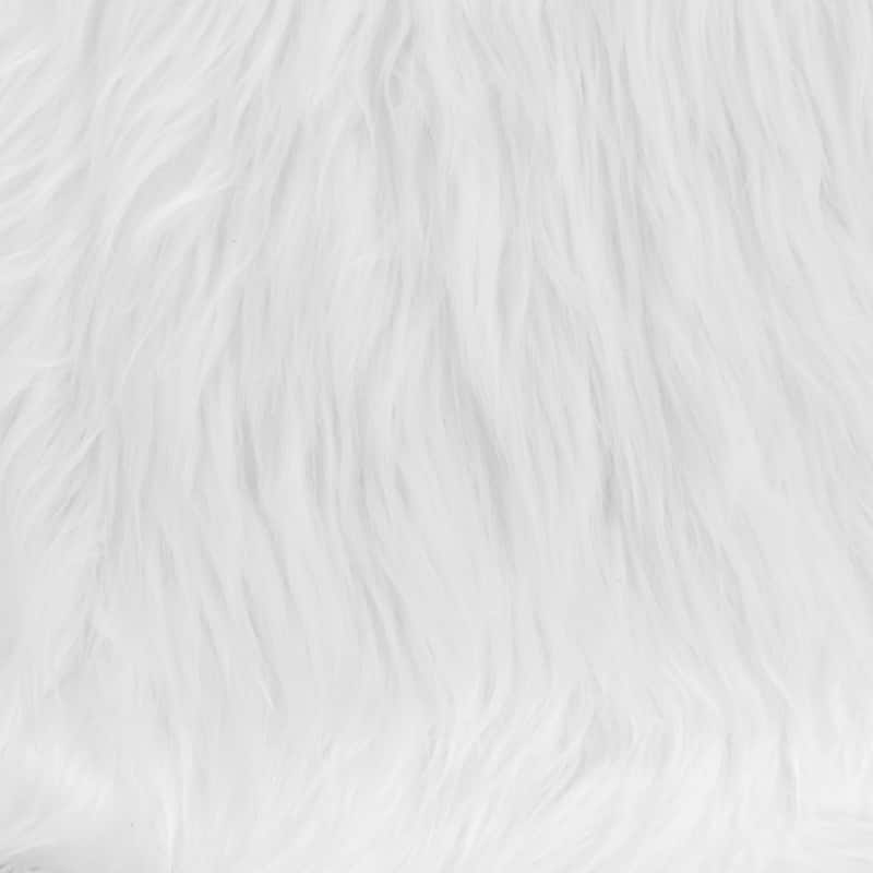Kids Shaggy Dog Accent Chair - Desk Chair - Playroom Chair - 14"W x 14"D x 23.5"H