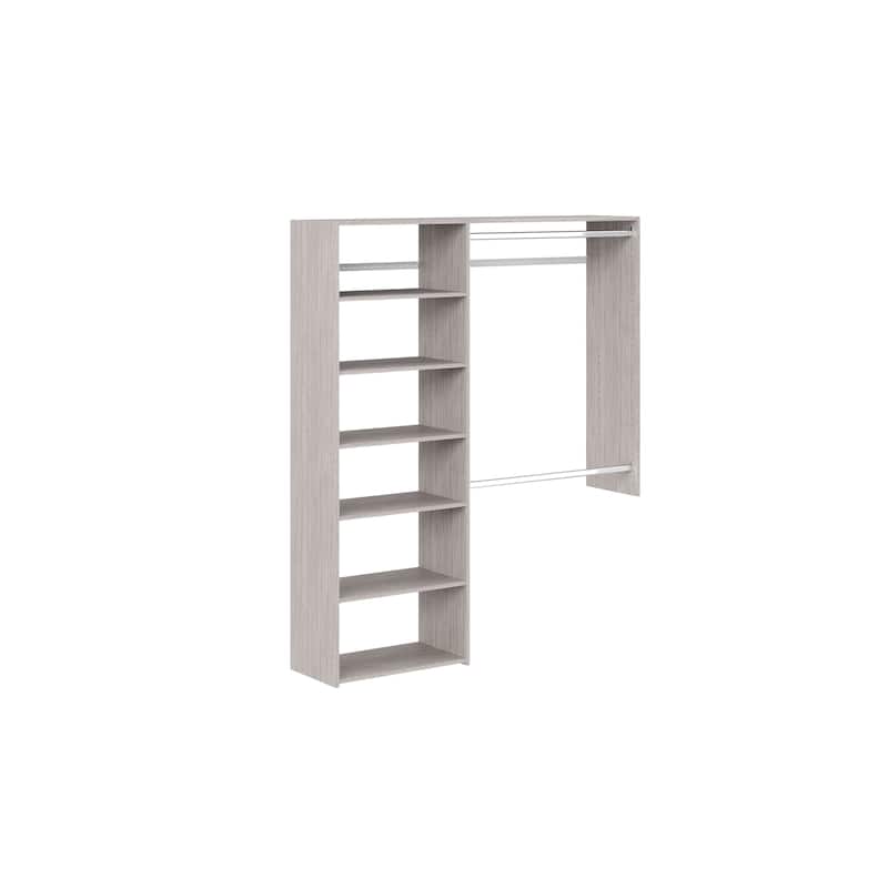 Easy Track 5 Ft. W. Deluxe Plus Laminate Closet Kit
