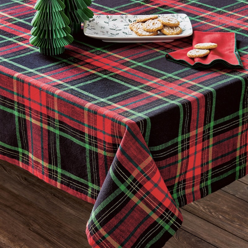 Christmas Plaid Tablecloth