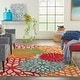preview thumbnail 130 of 143, Nourison Aloha Floral Modern, Indoor/Outdoor Area Rug 6' x 9' - Green