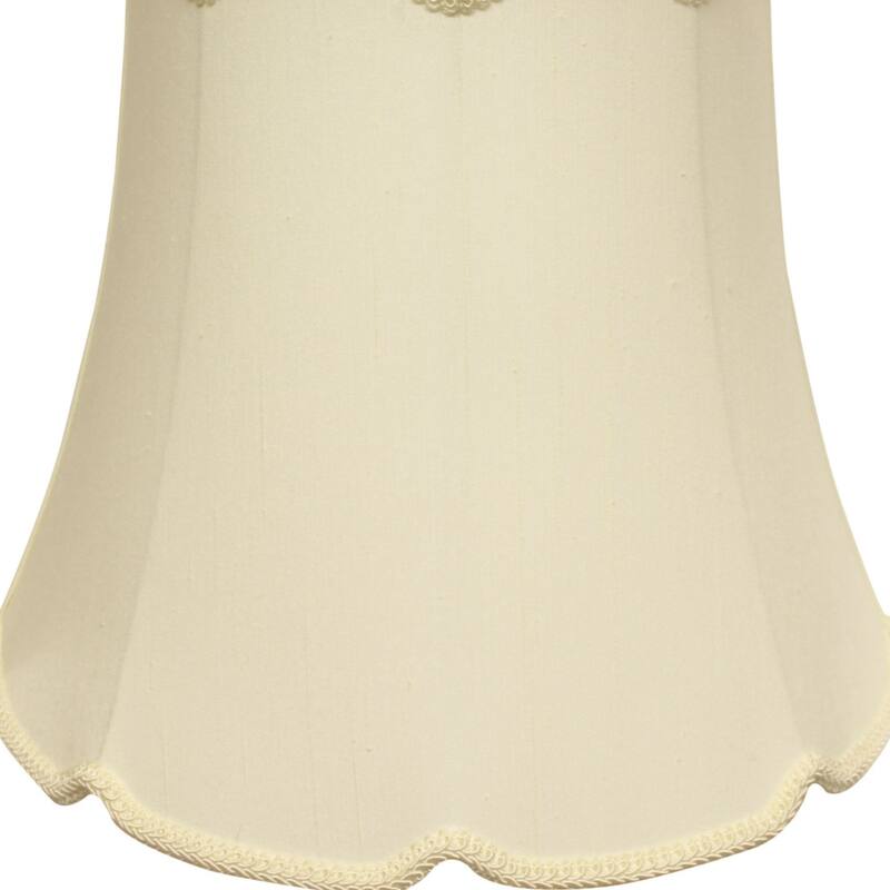 Cyliner "V" Notch Softback Lampshade with Washer Fitter, Egg