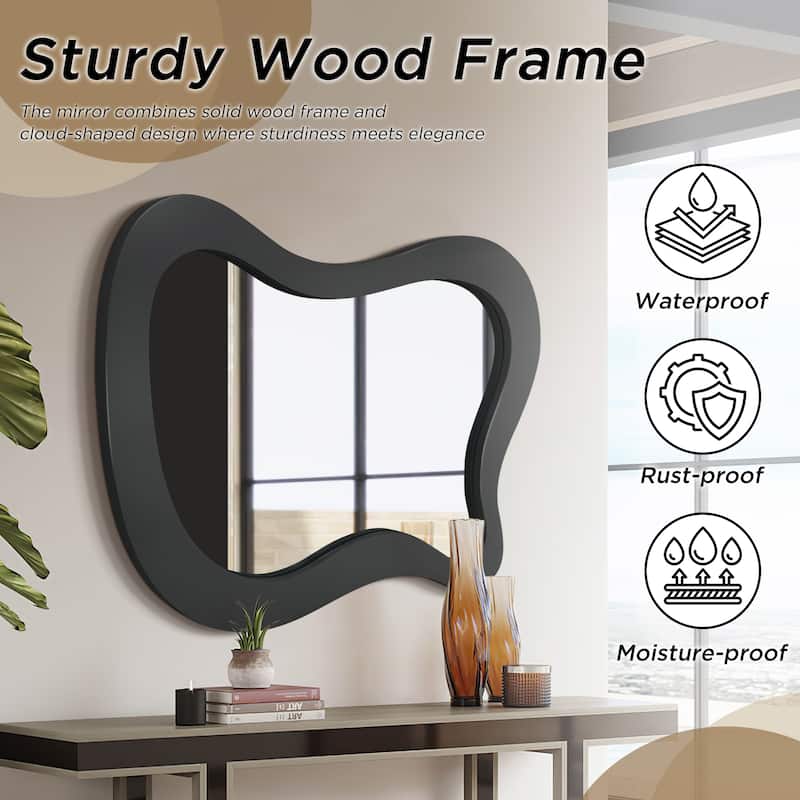 Asymmetrical Accent Mirror Irregular Wall Mirror