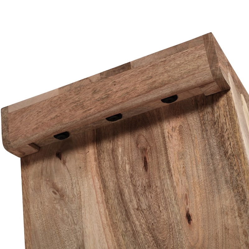 45" Thickened Farmhouse Mango Wood Console Table