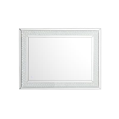 River LED Crystal Mirror - Clear