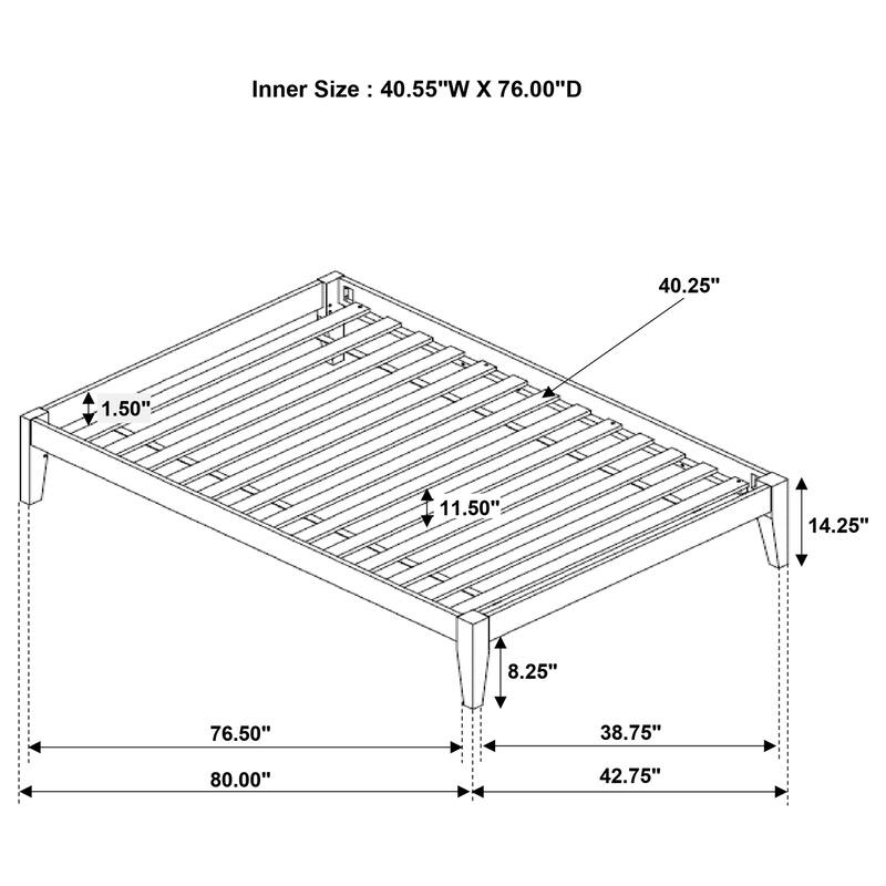 Hounslow Transitional Universal Platform Bed