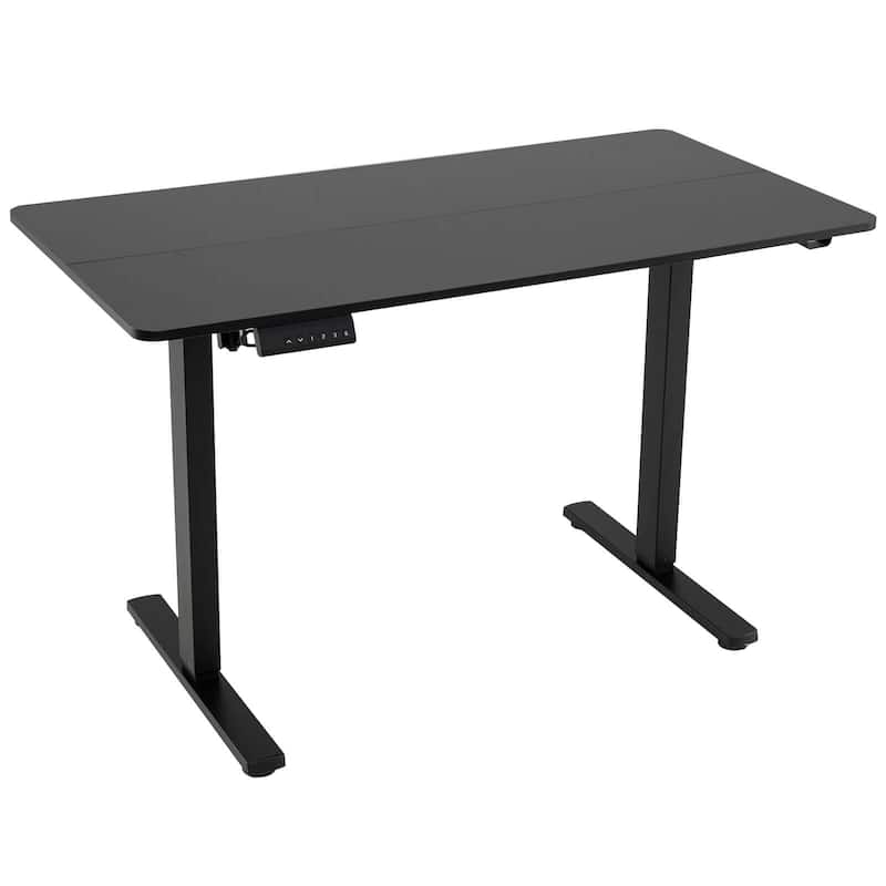 Costway 48" x 24" Sit to Stand Desk with 3 Memory Settings & - See Details - Black