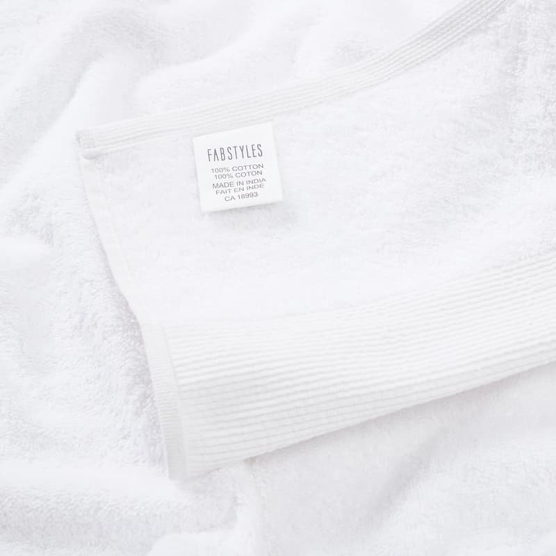 Fabstyles Luxury Large Bath Sheet 35 by 70 Inches Set of 2