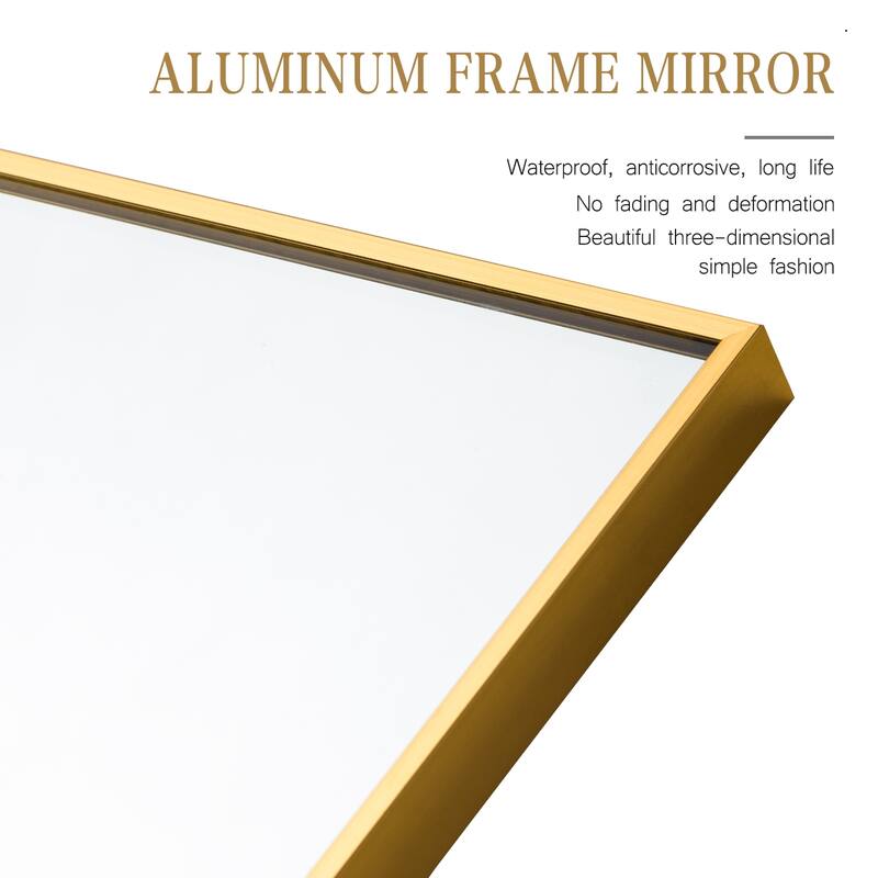 chic Full-Length Mirror Floor Mirror With Standing