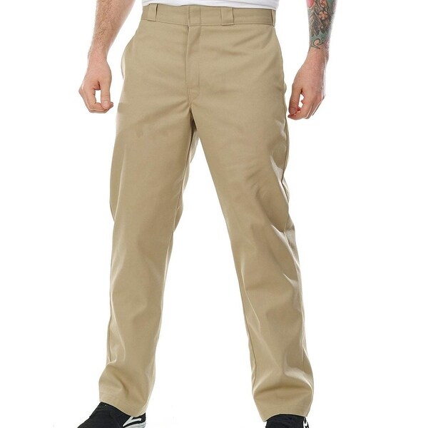 dickies flat front work pants