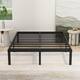NNV 14" 3500 lbs Heavy Duty Bed Frame, Duty Steel Slat Metal Bed Frame