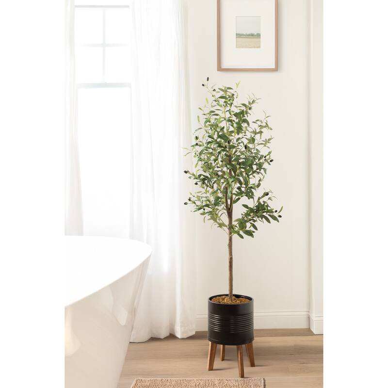 Kate and Laurel Oliveira Faux Olive Tree