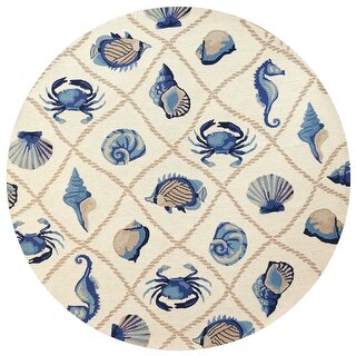 7' Square   UV treated Polypropylene Onyx Area Rug main image 1