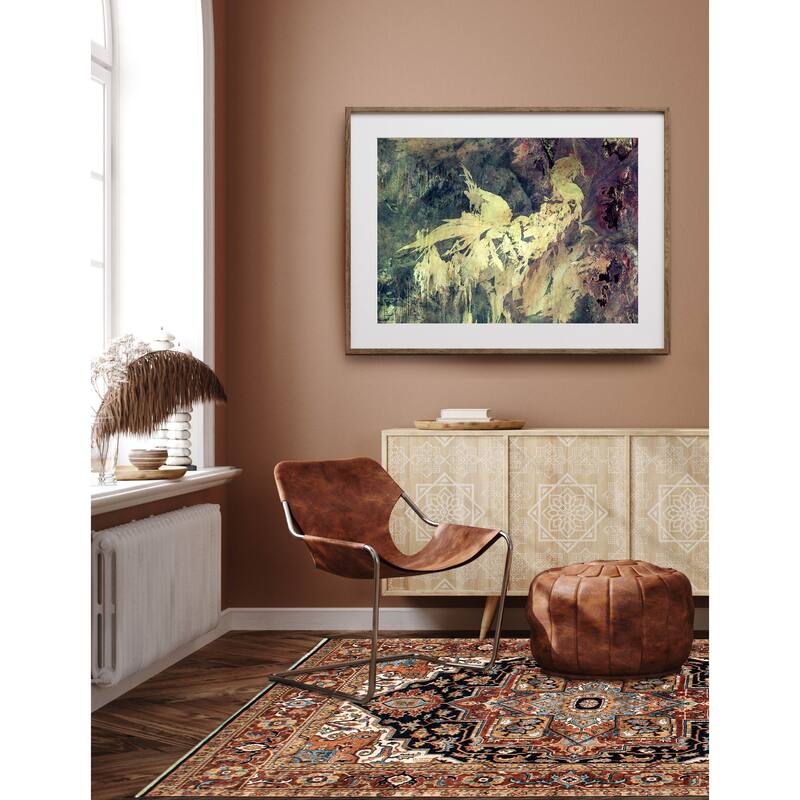 ECARPETGALLERY Hand-knotted Jules Sultane Dark Navy Wool Rug - 8'0 x 9'10
