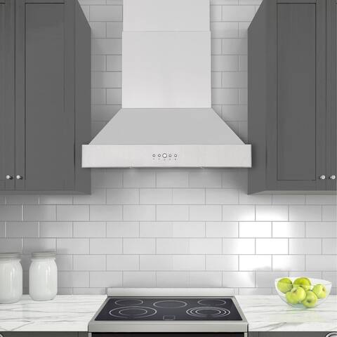 Ancona 30 in. Wall-Mounted Range Hood in Stainless Steel