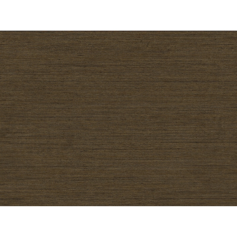 Seabrook Designs Threaded Embossed Vinyl Unpasted Wallpaper - 27 in W x 27 ft. L - Coffee