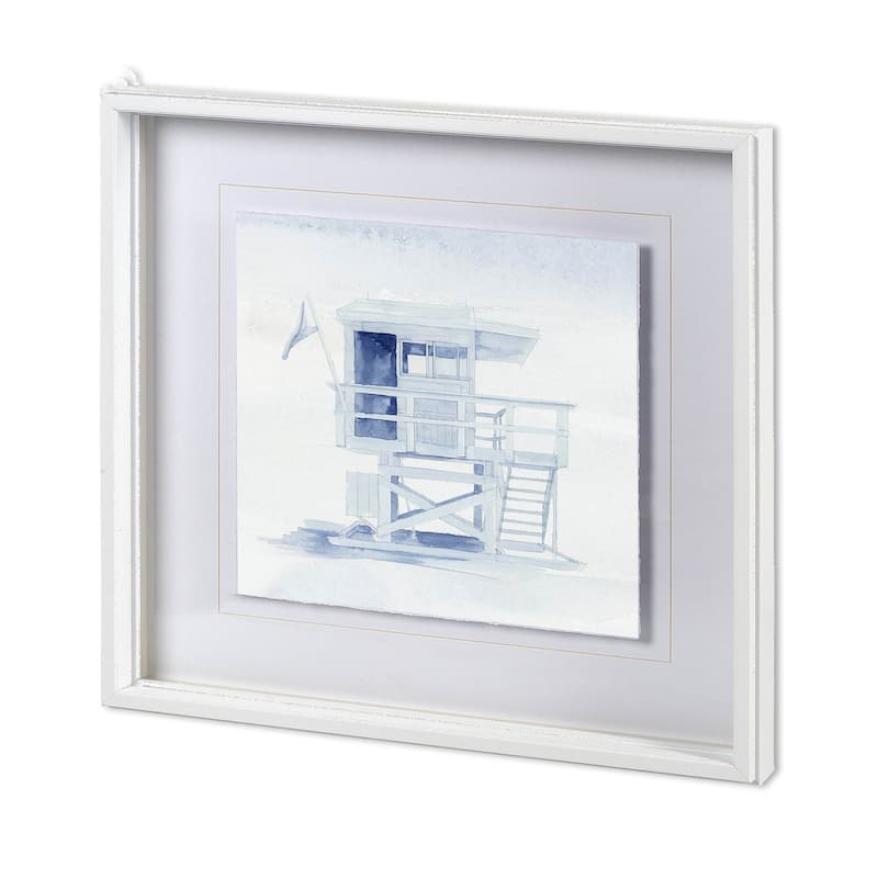On Beach IV Framed Art Print