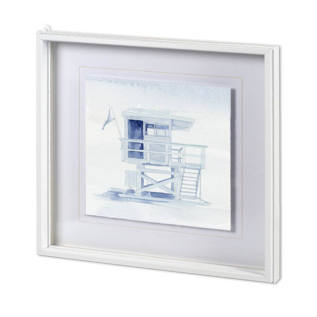 On Beach IV Framed Art Print
