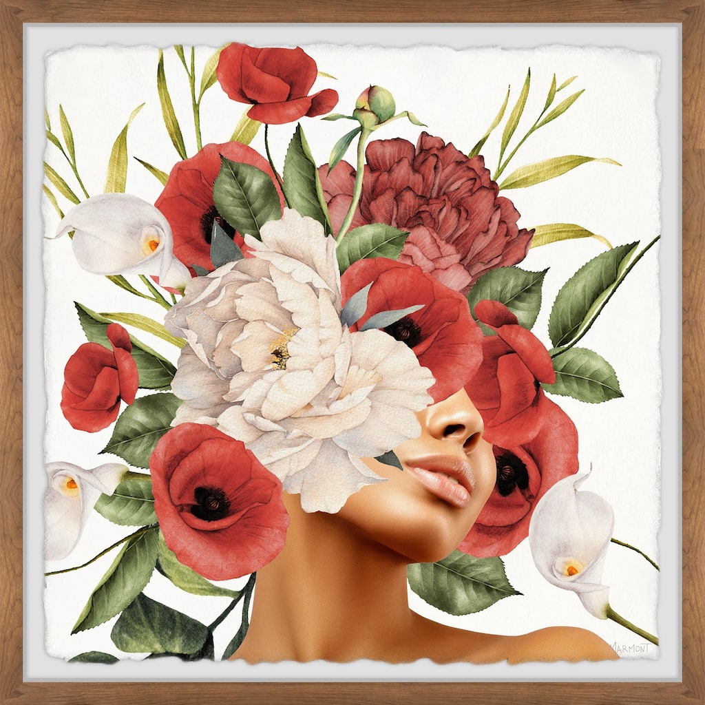 Colors of Poppies Framed Wall Art, Elegant Home Touch - Sophisticated Artwork for Refined Décor