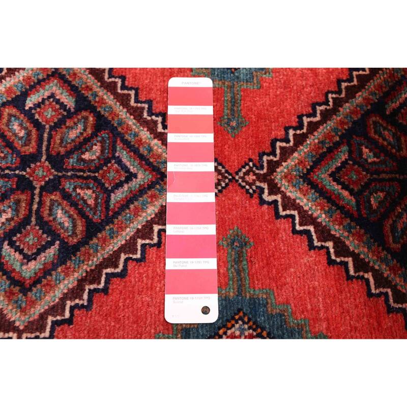 ECARPETGALLERY Hand-knotted Konya Anatolian Light Red Wool Rug - 3'4 x 9'11