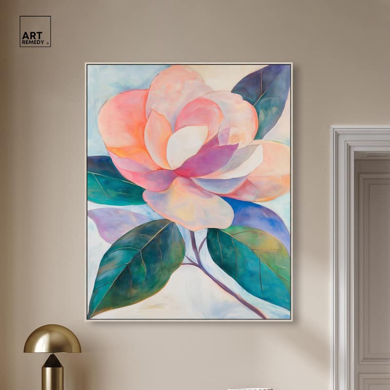 Pink Magnolia II Canvas by Art Remedy