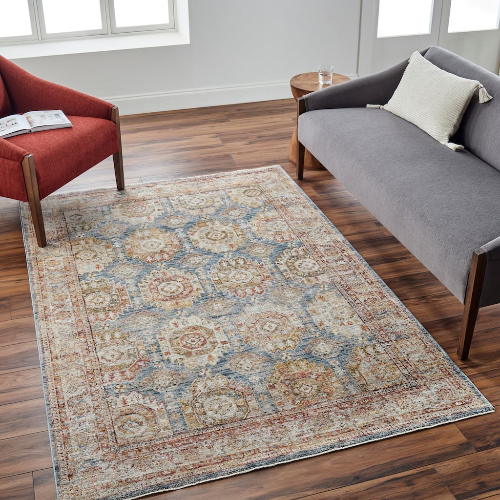 Terriey Traditional Area Rug