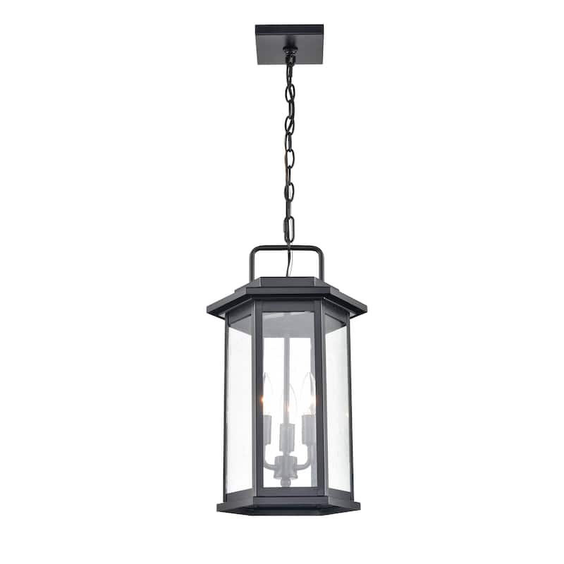 Millennium Lighting Ellis 3 Light 18" Metal Outdoor Hanging Lantern