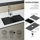 preview thumbnail 21 of 28, VIGO Mercer Single Bowl Stainless Steel Undermount Kitchen Sink with Accessories