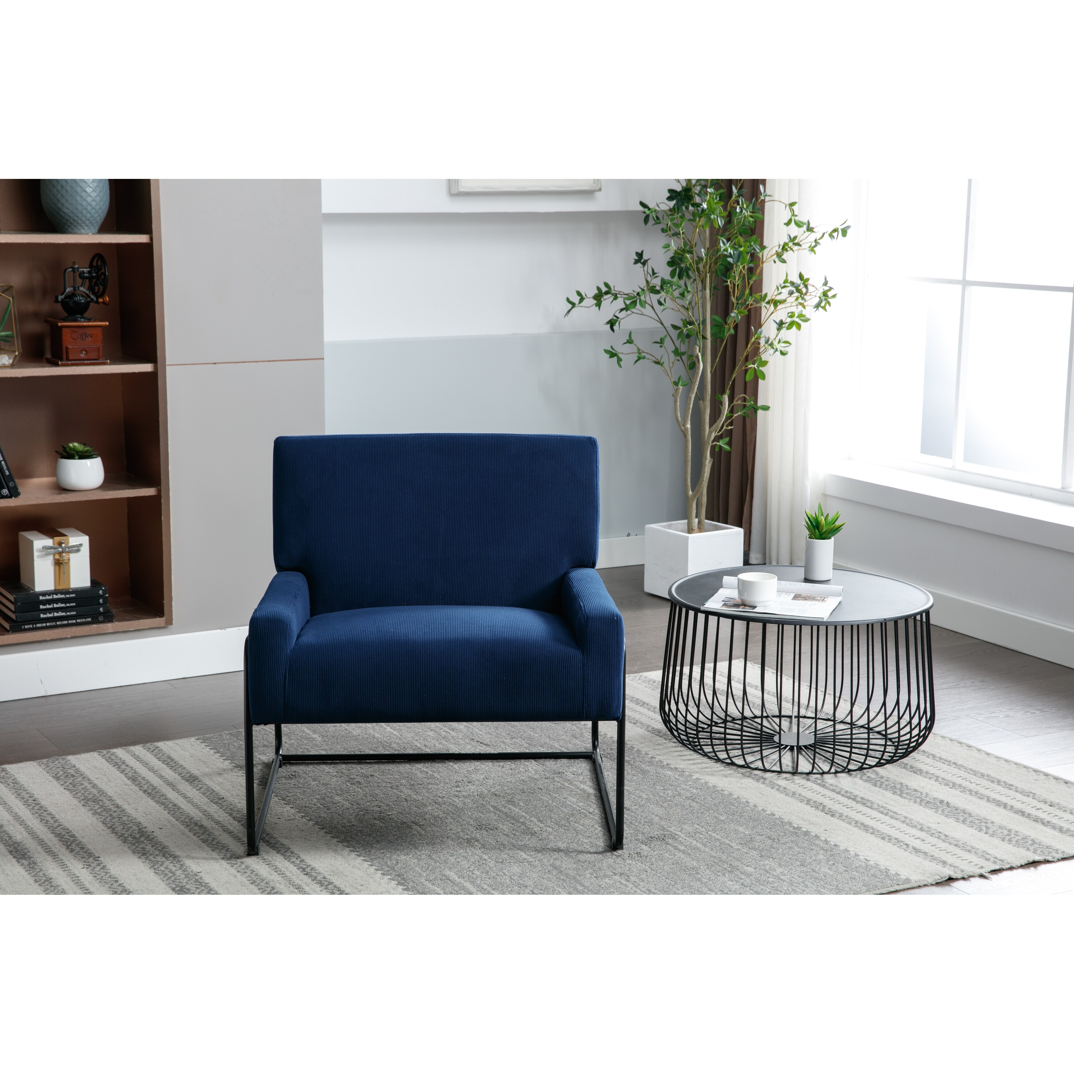 Modern industrial accent chair store