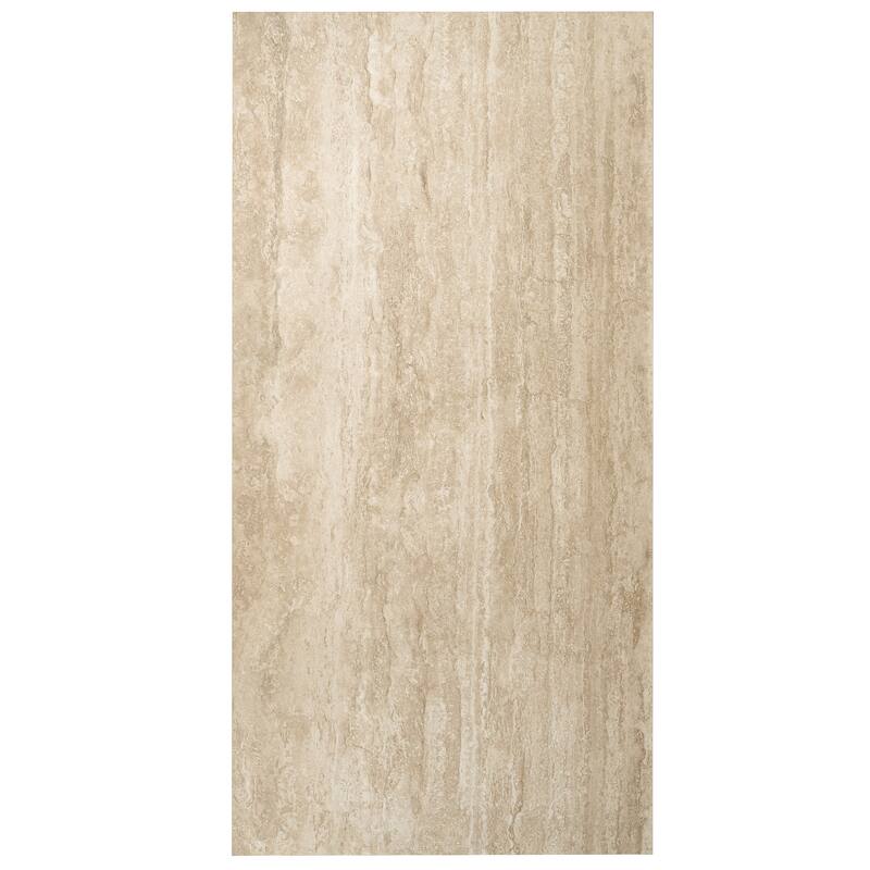 Terrain 24x48 Warm Beige Porcelain Large Format Plain Wall and Floor Tile (15.55 sq ft/case) - 2 Pack