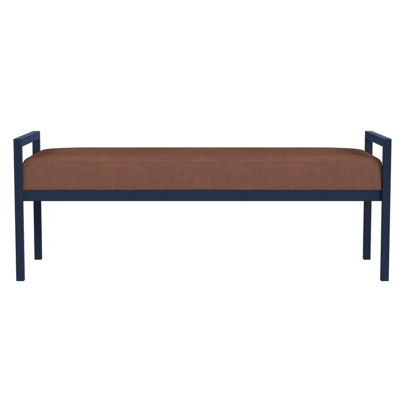 HomePop Modern Metal Bench